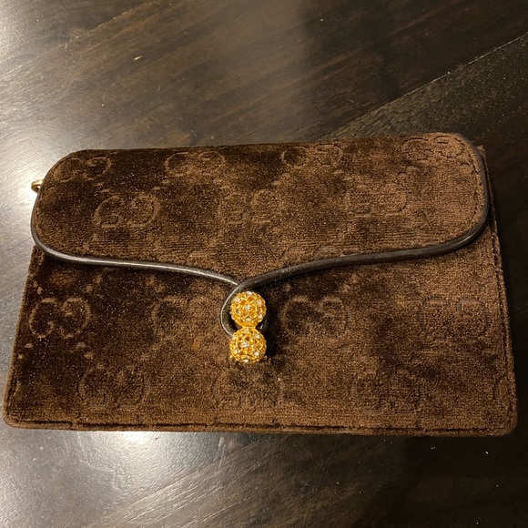 Gucci Rare Early Vintage Large GG Clutch Purse - Picture 2 of 13